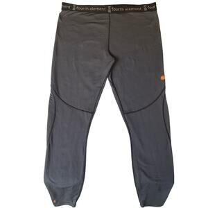 Fourth Element Men Leggings size XXL Gray Thermocline Stretchy